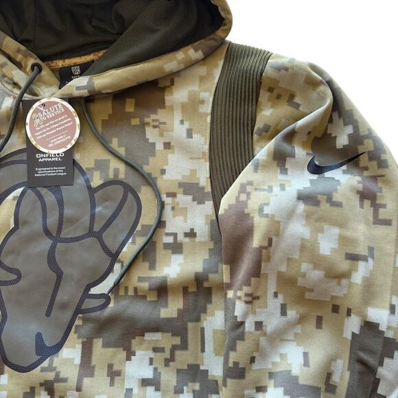 Nike Los Angeles Rams Salute To Service #99 Donald NWT Performance Hoodie Size L - Picture 5 of 11